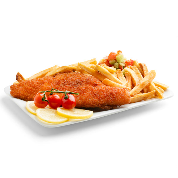 Kids Breaded Flounder With Fries (Fried)